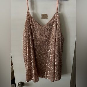 *BN* Torrid Sophie Sequin Swing Cami